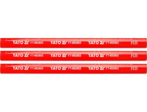 YATO - OŁÓWKI STOLARSKIE HB 3SZT - YT-692603