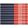 YATO - OŁÓWKI TECHNICZNE CZERWONO NIEBIESKIE - YT-69940
