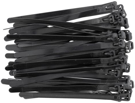 YATO - OPASKI PLAS, ROZPI 7,6X150MM 50SZT. CZAR - YT-70672