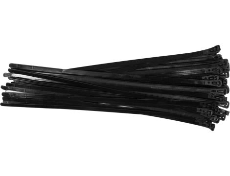 YATO - OPASKI PLA, ROZPI 7,6X350MM 50SZT. CZARN - YT-70676
