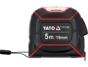 YATO - MIARA ZWIJANA 5MX19MM Z GÓRNYM ODCZYTEM - YT-71320