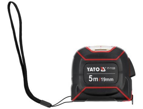 YATO - MIARA ZWIJANA 5MX19MM Z GÓRNYM ODCZYTEM - YT-71320 - 2