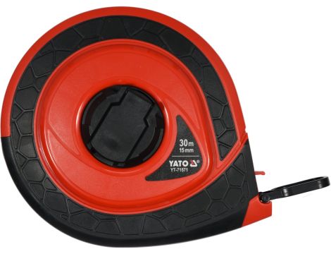 YATO - TAŚMA MIERNICZA 30 M X 15 MM WŁÓK SZKLAN - YT-71571