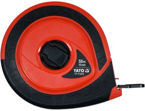 YATO - TAŚMA MIERNICZA 50 M X 15 MM WŁÓK SZKLAN - YT-71572
