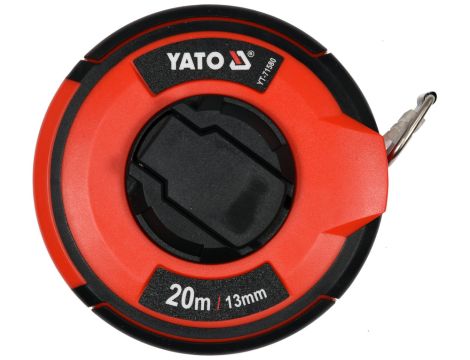 YATO - TAŚMA MIERNICZA STALOWA 20 M X 13 MM - YT-71580