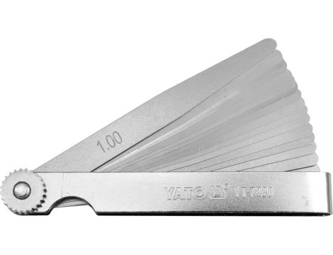 YATO - SZCZELINOMIERZ 100MM 17LISTKÓW 0,02-1 MM - YT-7220