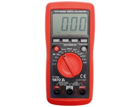 YATO - MIERNIK CYFROWY, AUTOMATYCZNY ZAKRES - YT-73084