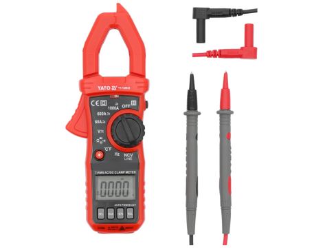 YATO - MIERNIK CĘGOWY T. RMS AC/DC 10MA-1000A - YT-730933
