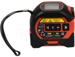YATO - DALMIERZ LASEROWY 40M Z MIARĄ ZWIJANĄ 5 - YT-73122