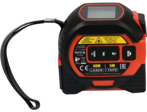 YATO - DALMIERZ LASEROWY 40M Z MIARĄ ZWIJANĄ 5 - YT-73122