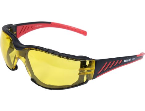 YATO - OKULARY OCHRONNE KOMFORT+ ŻÓŁTE - YT-73621