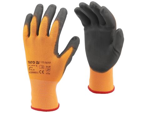 YATO - RĘKAWICE OCHR. Z OBSŁ. SMART. PU R. 8 - YT-74751