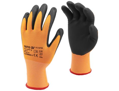 YATO - RĘKAWICE OCHR. Z OBSŁ. SMART. NITR R. 9 - YT-74755