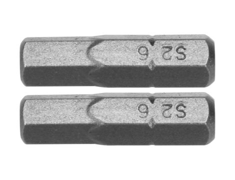YATO - BITY 1/4"X25 MM HEX H6 2 SZT - YT-77923