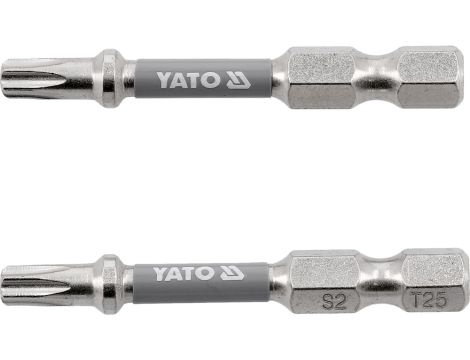 YATO - BITY 1/4"X50 MM T25 2 SZT Ni - YT-78034