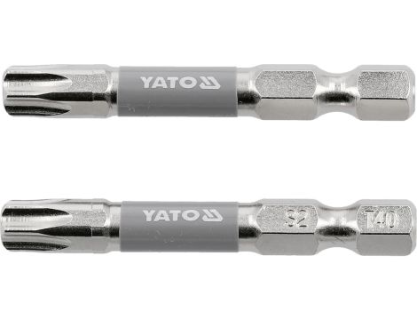YATO - BITY 1/4"X50 MM T40 2 SZT Ni - YT-78036