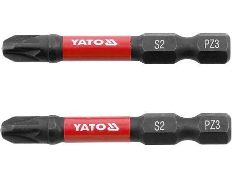 YATO - BITY UDAROWE 1/4"X50 MM PZ3 2 SZT - YT-78045