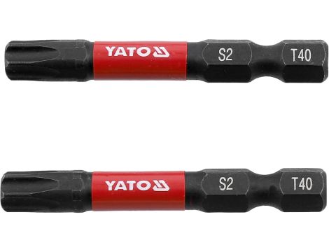 YATO - BITY UDAROWE 1/4"X50 MM T40 2 SZT - YT-78057