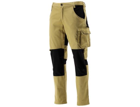 YATO - SPODNIE 4WAY STRETCH SERWAL KHAKI R. 3XL - YT-79135