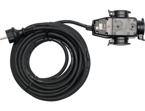 YATO - PRZEDŁUŻACZ IP44, 10M, 3G1,5MM Z ROZDZIE - YT-8116