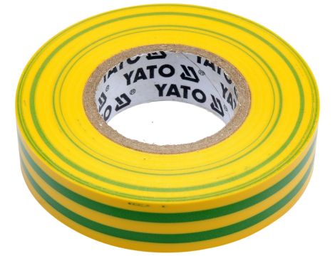 YATO - TAŚMA ELEKTROIZOLACYJN 15MMx20M ŻÓŁ-ZIEL - YT-81593