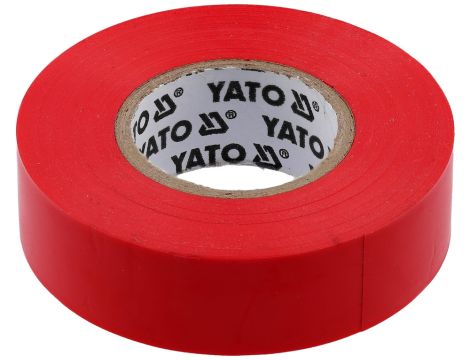 YATO - TAŚMA ELEKTROIZOLAC 19MMx20M CZERWONA - YT-8166