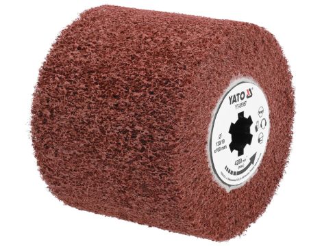 YATO - SZCZOTKA DO SATYNIARKI (WŁÓKNINA)  P120 - YT-81957