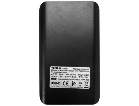 YATO - PRZENOŚNA ZGRZEWARKA PUNKTOWA 500A - YT-82507 - 4