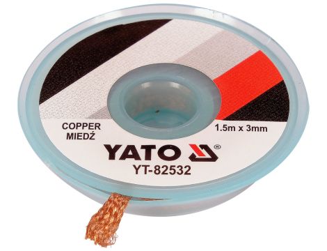 YATO - TAŚMA ROZLUTOW. PLECIONKA 3.0MM X 1,5M - YT-82532 - 2