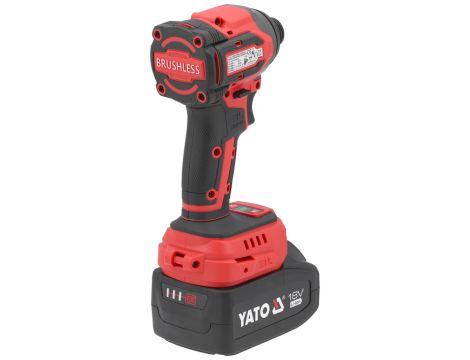 YATO - 18V ZAKRĘTARKA UDAROWA 230NM (HEX;4AH) - YT-82798 - 2