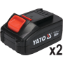 YATO - SZLIFIERKA KĄTOWA 18V 2 AKUMULATORY - YT-82828 - 5