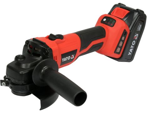 YATO - 18V SZLIFIERKA K.125MM(BL;REG.PRĘD;4AH) - YT-828294