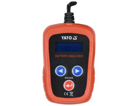 YATO - ELEKTRONICZNY TESTER AKUMULATORÓW - YT-83113 - 2