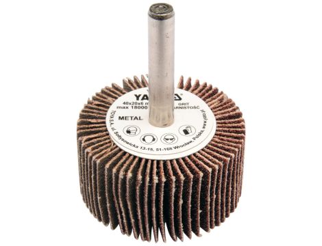 YATO - ŚCIERNICA LISTKOWA TRZPIEN 40x20x6 P60 - YT-83352