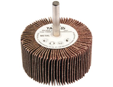 YATO - ŚCIERNICA LISTKOWA TRZPIEN 60x30x6 P80 - YT-83363