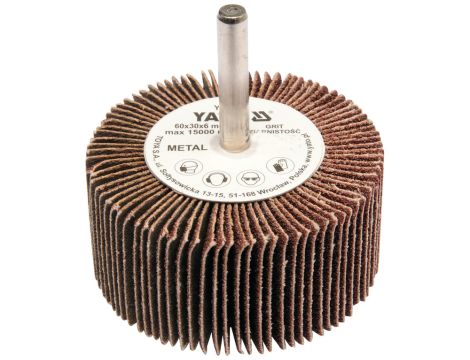 YATO - ŚCIERNICA LISTKOWA TRZPIEN. 60x30x6 P120 - YT-83365