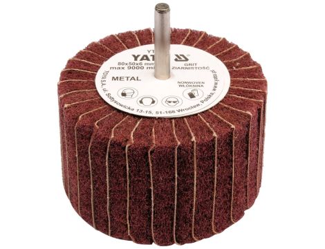 YATO - ŚCIERNICA LISTKOWA TRZPIEN 80x50x6 P60 - YT-83398