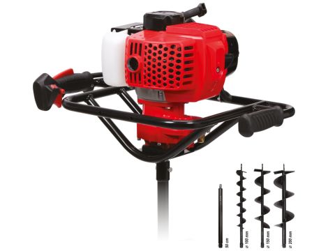 YATO - WIERTNICA SPALINOWA + 3 ŚWIDRY I PRZEDŁ. - YT-84660 - 5