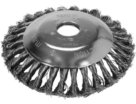 YATO - SZCZOTKA DRUCIANA DO KOSY 150/25,4 MM - YT-85141