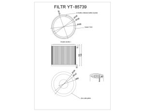 YATO - FILTR DO ODKURZACZA YT-85710 - YT-85739 - image 2