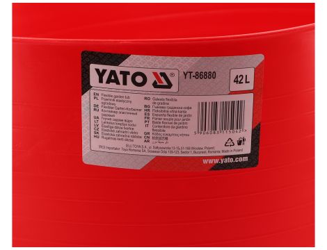 YATO - POJEMNIK ELASTYCZNY OGRODOWY 42L. - YT-86880 - 5