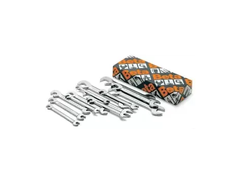 BETA - Komplet kluczy płaskich dwustronnych "mini 73 4-14mm 13 sztuk w kartonie - 73/S13