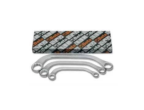 BETA - Komplet kluczy oczkowych dwustonnych wygiętych calowych 83AS "7/16-7/8" 3 sztuki w... - 83AS/3