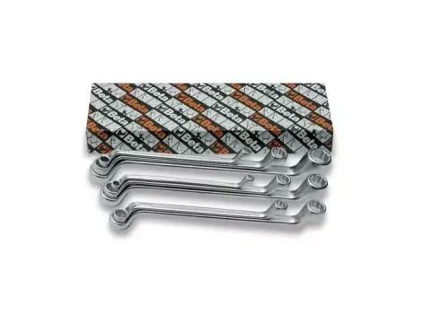 BETA - Komplet kluczy oczkowych dwustronnych odsadzonych 90 6-22mm 8 sztuk w kartonie - 90/S8