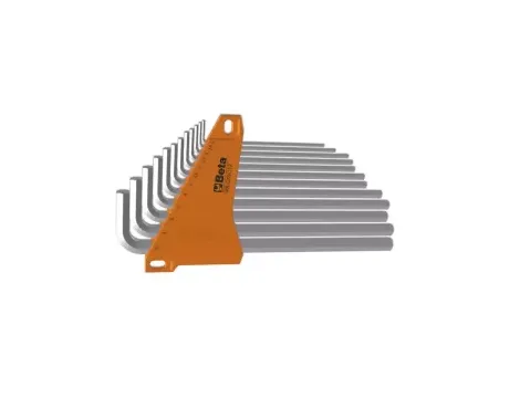 BETA - Komplet kluczy trzpieniowych kątowych długich sześciokątnych 96LC 2-10mm 12 sztuk w... - 96LC/SC12