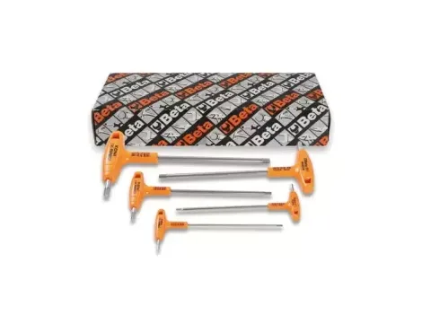 BETA - Komplet kluczy trzpieniowych kątowych sześciokątnych z rękojeścią 96TINOX 2,5-10mm 8... - 96TINOX/S8