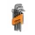 BETA - Komplet kluczy trzpieniowych kątowych profil tamper resistant torx 97RTX t9 - t40 8... - 97RTX/SC8