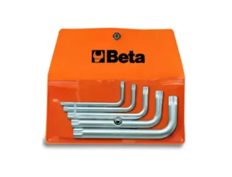 BETA - Komplet kluczy trzpieniowych kątowych profil xzn 98XZN m5 - m12 5 sztuk w pokrowcu - 98XZN/B5