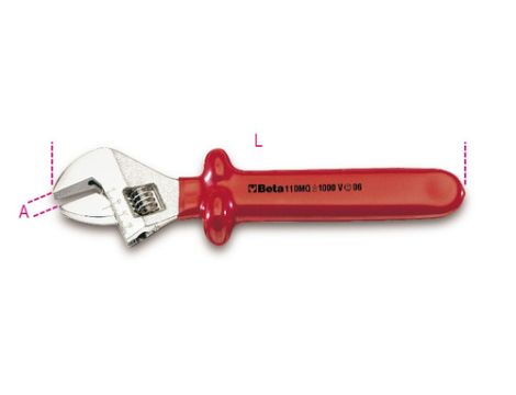 BETA - Klucz płaski nastawny izolowany 250mm  - 110MQ/250