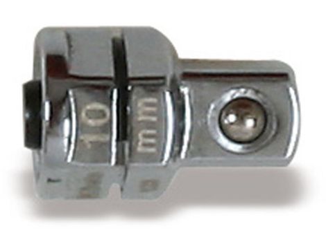 BETA - Uchwyt przejściowy 1/4'' z blokadą nasadek 1/4'' z kluczami oczkowymi 10mm  - 123Q1/4